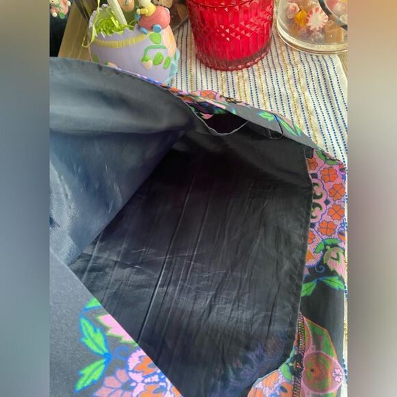 J Crew Mini Dress Multicolor Floral Shift Short Sleeve Size 6 Lined - Picture 6 of 8